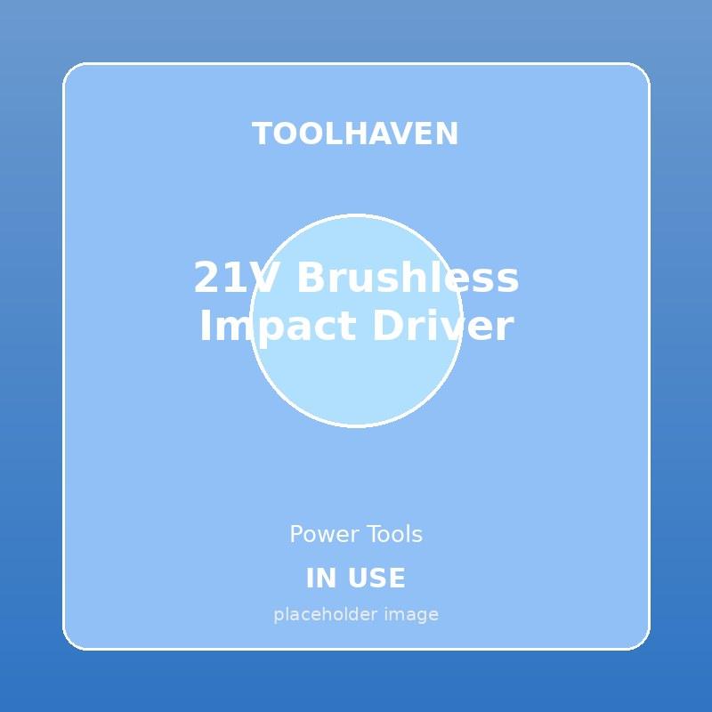 21V Brushless Impact Driver
